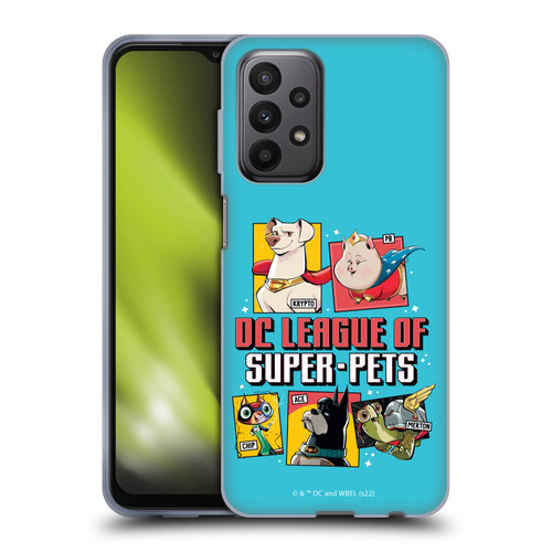 DC League Of Super Pets Graphics Characters 2 Soft Gel Case for Samsung Galaxy A23 / 5G (2022)