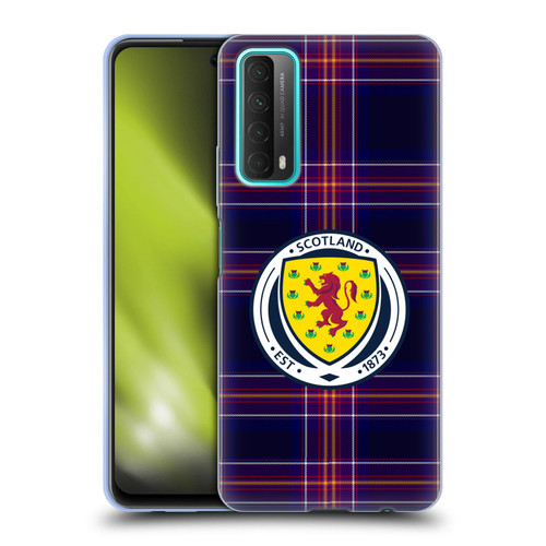 Scotland National Football Team Logo 2 Tartan Soft Gel Case for Huawei P Smart (2021)