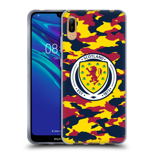 Scotland National Football Team Logo 2 Camouflage Soft Gel Case for Huawei Y6 Pro (2019)