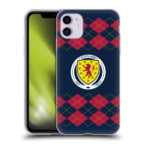 Scotland National Football Team Logo 2 Argyle Soft Gel Case for Apple iPhone 11