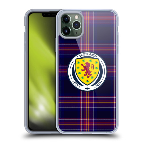 Scotland National Football Team Logo 2 Tartan Soft Gel Case for Apple iPhone 11 Pro Max