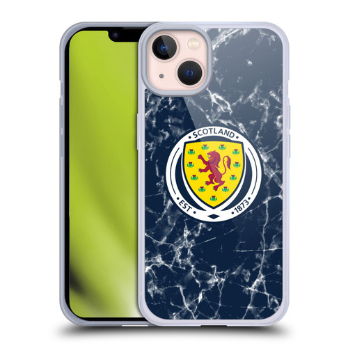 Scotland National Football Team Logo 2 Marble Soft Gel Case for Apple iPhone 13 & MagSafe