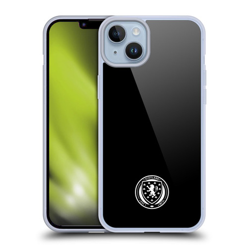 Scotland National Football Team Logo 2 Plain Soft Gel Case for Apple iPhone 14 Plus