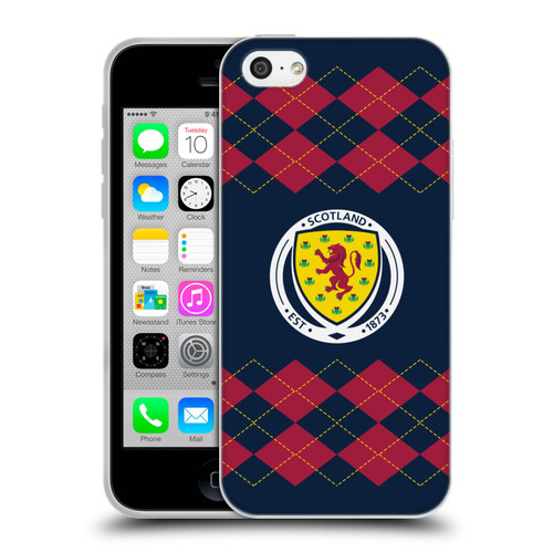 Scotland National Football Team Logo 2 Argyle Soft Gel Case for Apple iPhone 5c