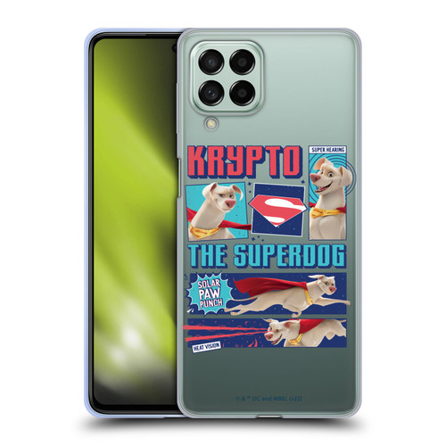 DC League Of Super Pets Graphics Krypto The Superdog Soft Gel Case for Samsung Galaxy M53 (2022)