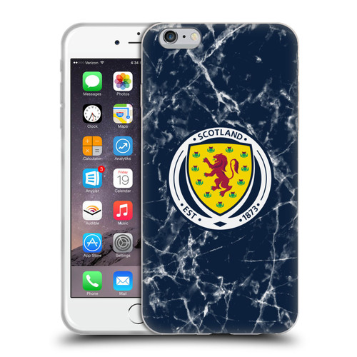 Scotland National Football Team Logo 2 Marble Soft Gel Case for Apple iPhone 6 Plus / iPhone 6s Plus