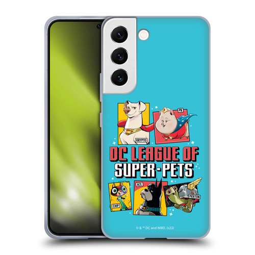 DC League Of Super Pets Graphics Characters 2 Soft Gel Case for Samsung Galaxy S22 5G