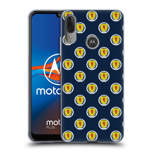Scotland National Football Team Logo 2 Pattern Soft Gel Case for Motorola Moto E6 Plus