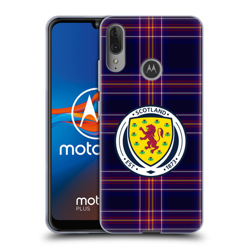 Scotland National Football Team Logo 2 Tartan Soft Gel Case for Motorola Moto E6 Plus