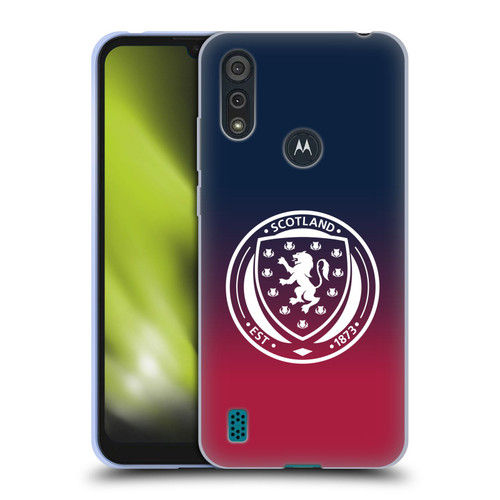 Scotland National Football Team Logo 2 Gradient Soft Gel Case for Motorola Moto E6s (2020)