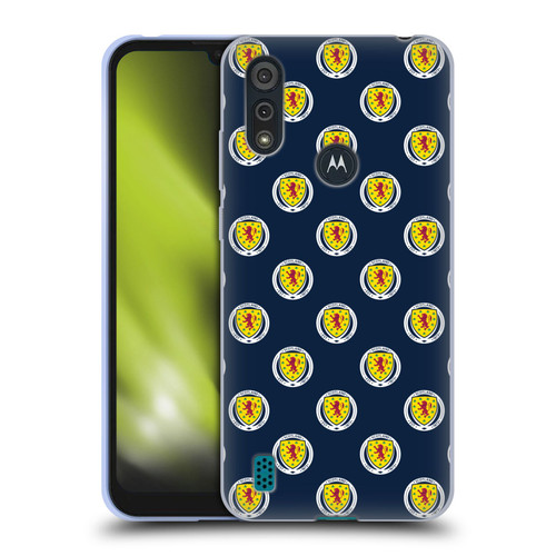 Scotland National Football Team Logo 2 Pattern Soft Gel Case for Motorola Moto E6s (2020)