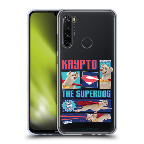 DC League Of Super Pets Graphics Krypto The Superdog Soft Gel Case for Xiaomi Redmi Note 8T