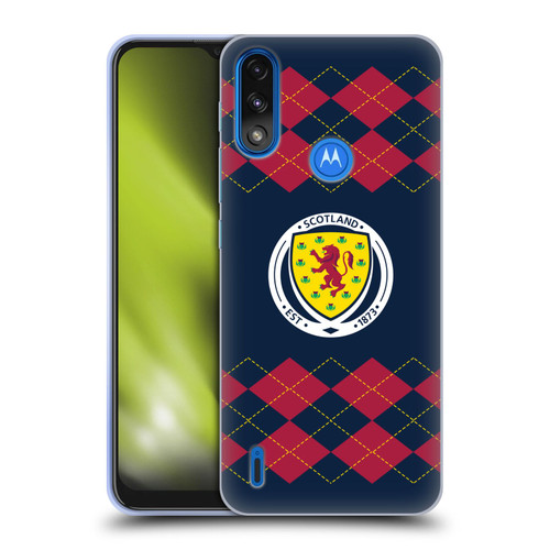 Scotland National Football Team Logo 2 Argyle Soft Gel Case for Motorola Moto E7 Power / Moto E7i Power