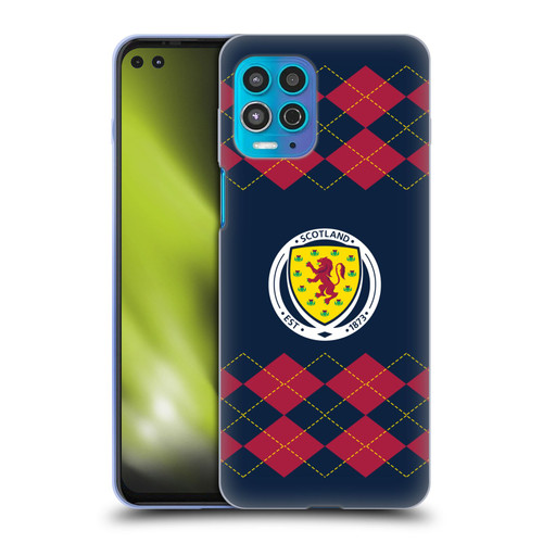 Scotland National Football Team Logo 2 Argyle Soft Gel Case for Motorola Moto G100