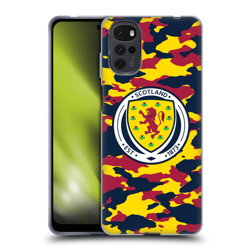 Scotland National Football Team Logo 2 Camouflage Soft Gel Case for Motorola Moto G22