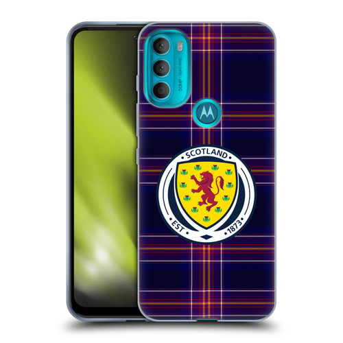Scotland National Football Team Logo 2 Tartan Soft Gel Case for Motorola Moto G71 5G