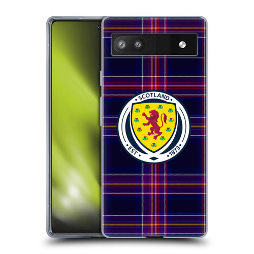 Scotland National Football Team Logo 2 Tartan Soft Gel Case for Google Pixel 6a