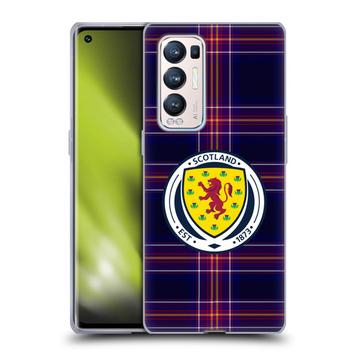 Scotland National Football Team Logo 2 Tartan Soft Gel Case for OPPO Find X3 Neo / Reno5 Pro+ 5G