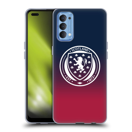 Scotland National Football Team Logo 2 Gradient Soft Gel Case for OPPO Reno 4 5G