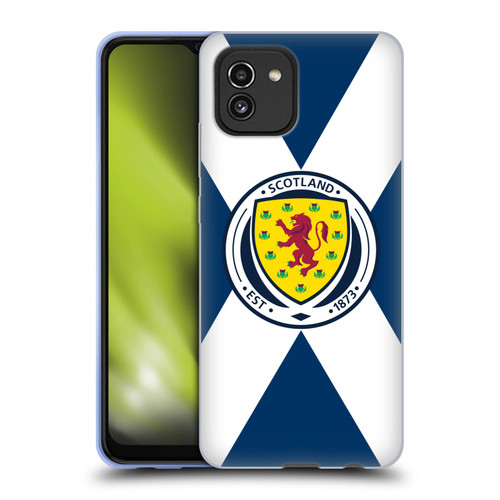 Scotland National Football Team Logo 2 Scotland Flag Soft Gel Case for Samsung Galaxy A03 (2021)