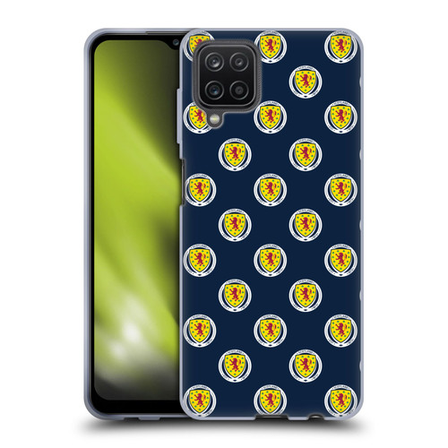 Scotland National Football Team Logo 2 Pattern Soft Gel Case for Samsung Galaxy A12 (2020)