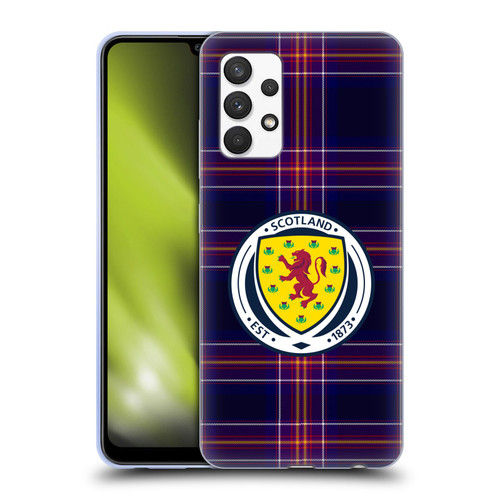 Scotland National Football Team Logo 2 Tartan Soft Gel Case for Samsung Galaxy A32 (2021)