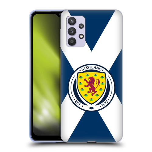 Scotland National Football Team Logo 2 Scotland Flag Soft Gel Case for Samsung Galaxy A32 5G / M32 5G (2021)