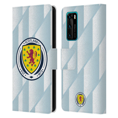 Scotland National Football Team Kits 2020-2021 Away Leather Book Wallet Case Cover For Huawei P40 5G