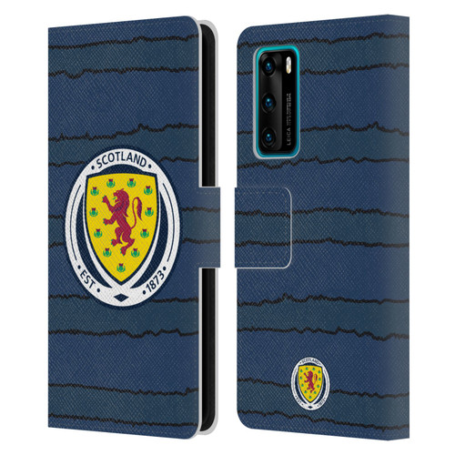Scotland National Football Team Kits 2019-2021 Home Leather Book Wallet Case Cover For Huawei P40 5G