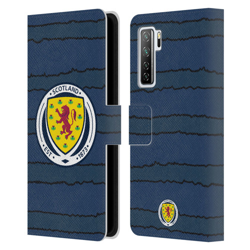 Scotland National Football Team Kits 2019-2021 Home Leather Book Wallet Case Cover For Huawei Nova 7 SE/P40 Lite 5G