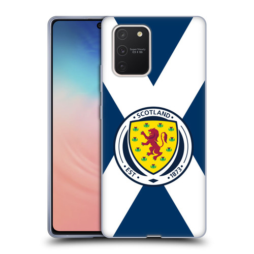 Scotland National Football Team Logo 2 Scotland Flag Soft Gel Case for Samsung Galaxy S10 Lite