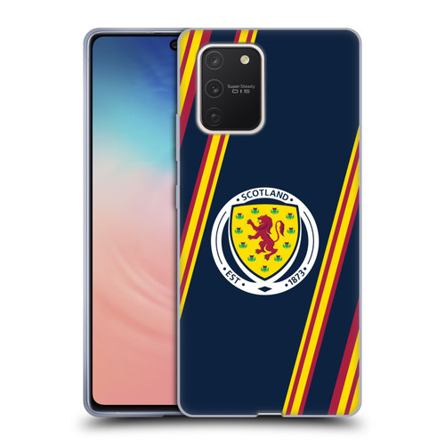 Scotland National Football Team Logo 2 Stripes Soft Gel Case for Samsung Galaxy S10 Lite