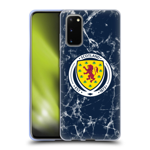 Scotland National Football Team Logo 2 Marble Soft Gel Case for Samsung Galaxy S20 / S20 5G