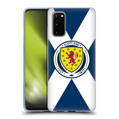 Scotland National Football Team Logo 2 Scotland Flag Soft Gel Case for Samsung Galaxy S20 / S20 5G