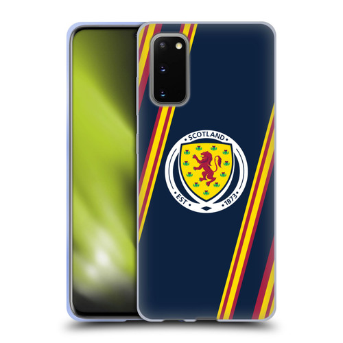 Scotland National Football Team Logo 2 Stripes Soft Gel Case for Samsung Galaxy S20 / S20 5G