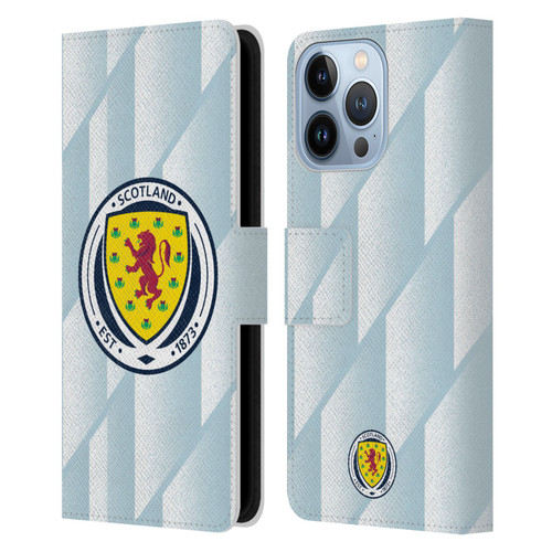 Scotland National Football Team Kits 2020-2021 Away Leather Book Wallet Case Cover For Apple iPhone 13 Pro