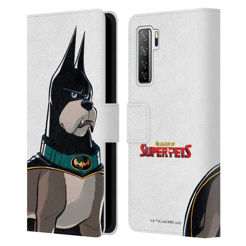 DC League Of Super Pets Graphics Ace Leather Book Wallet Case Cover For Huawei Nova 7 SE/P40 Lite 5G