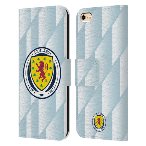 Scotland National Football Team Kits 2020-2021 Away Leather Book Wallet Case Cover For Apple iPhone 6 / iPhone 6s