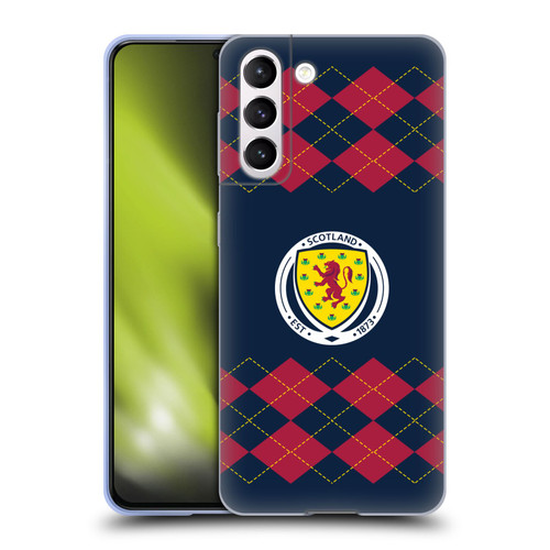 Scotland National Football Team Logo 2 Argyle Soft Gel Case for Samsung Galaxy S21 5G