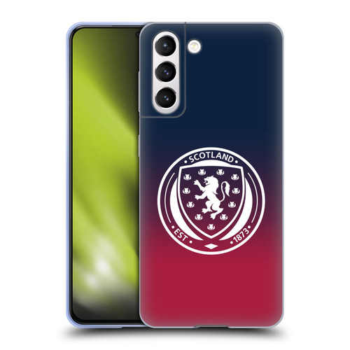 Scotland National Football Team Logo 2 Gradient Soft Gel Case for Samsung Galaxy S21 5G