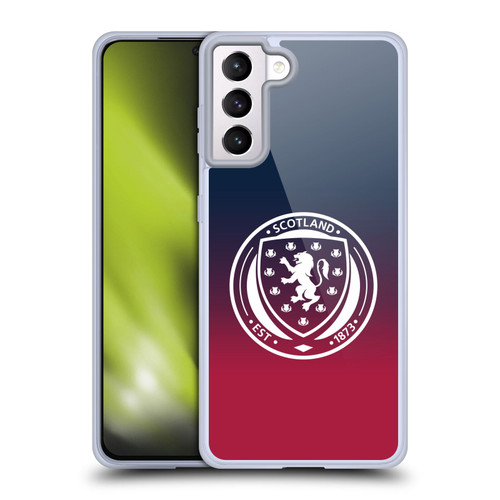 Scotland National Football Team Logo 2 Gradient Soft Gel Case for Samsung Galaxy S21+ 5G