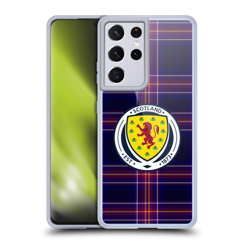 Scotland National Football Team Logo 2 Tartan Soft Gel Case for Samsung Galaxy S21 Ultra 5G