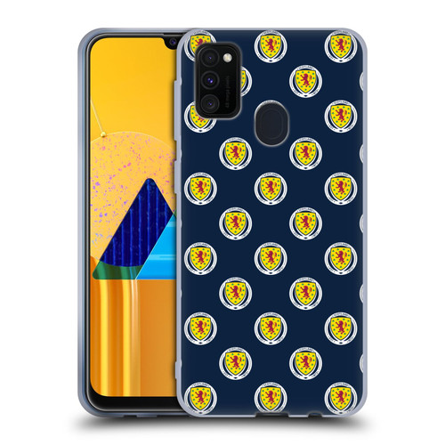 Scotland National Football Team Logo 2 Pattern Soft Gel Case for Samsung Galaxy M30s (2019)/M21 (2020)