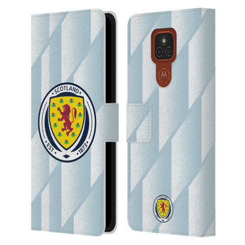 Scotland National Football Team Kits 2020-2021 Away Leather Book Wallet Case Cover For Motorola Moto E7 Plus