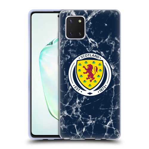 Scotland National Football Team Logo 2 Marble Soft Gel Case for Samsung Galaxy Note10 Lite