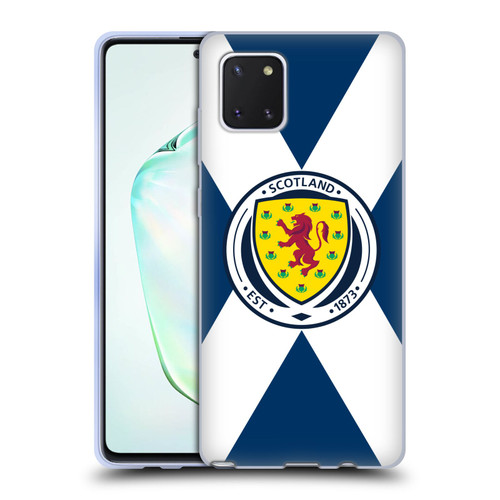 Scotland National Football Team Logo 2 Scotland Flag Soft Gel Case for Samsung Galaxy Note10 Lite