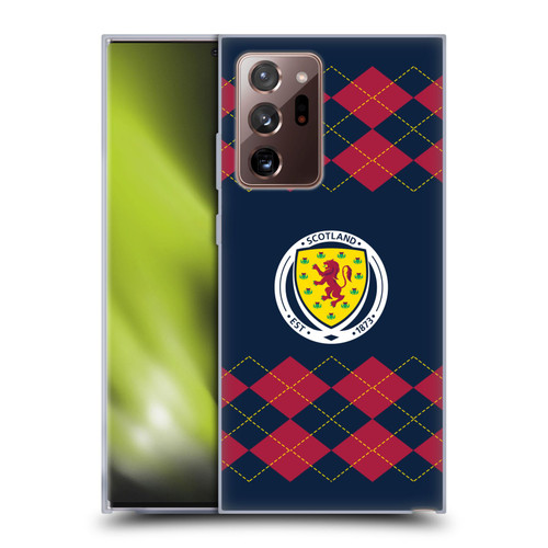 Scotland National Football Team Logo 2 Argyle Soft Gel Case for Samsung Galaxy Note20 Ultra / 5G