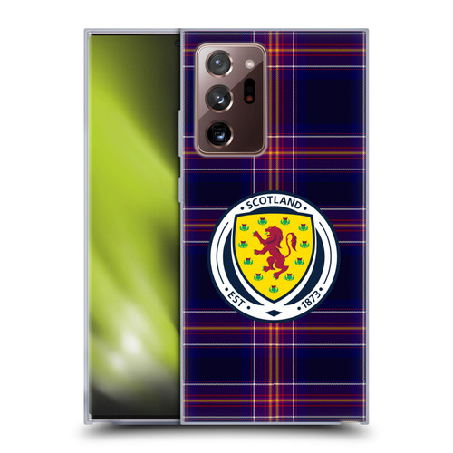Scotland National Football Team Logo 2 Tartan Soft Gel Case for Samsung Galaxy Note20 Ultra / 5G