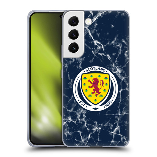 Scotland National Football Team Logo 2 Marble Soft Gel Case for Samsung Galaxy S22 5G