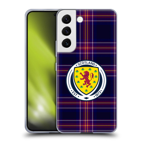 Scotland National Football Team Logo 2 Tartan Soft Gel Case for Samsung Galaxy S22 5G